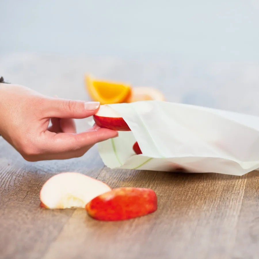 10.6" x 10.75" x 1.8 mil Gallon Size Green Compostable Plastic Ziplock Bags with Resealable Ziplock (180 Bags, 15 Bags/Box, 12 Boxes/Case)