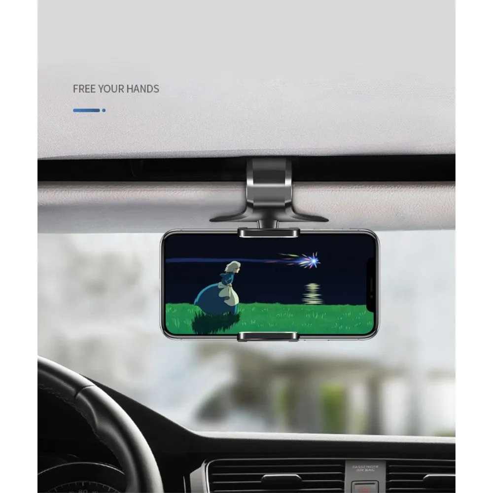 3 in 1 Car GPS Smartphone Holder: Dashboard / Visor Clamp   AC Grid Clip for BlackBerry Bold 9790 (RIM Bellagio) - Black