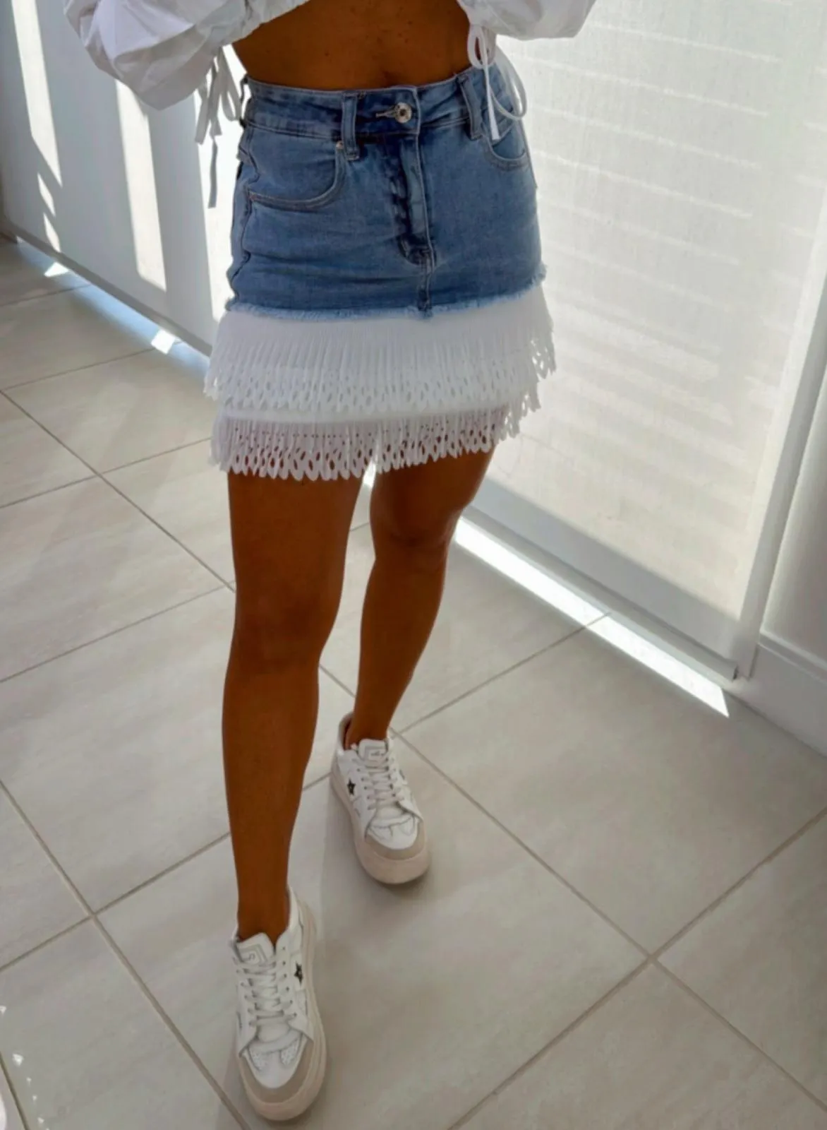 3109 Whimsy layered skirt