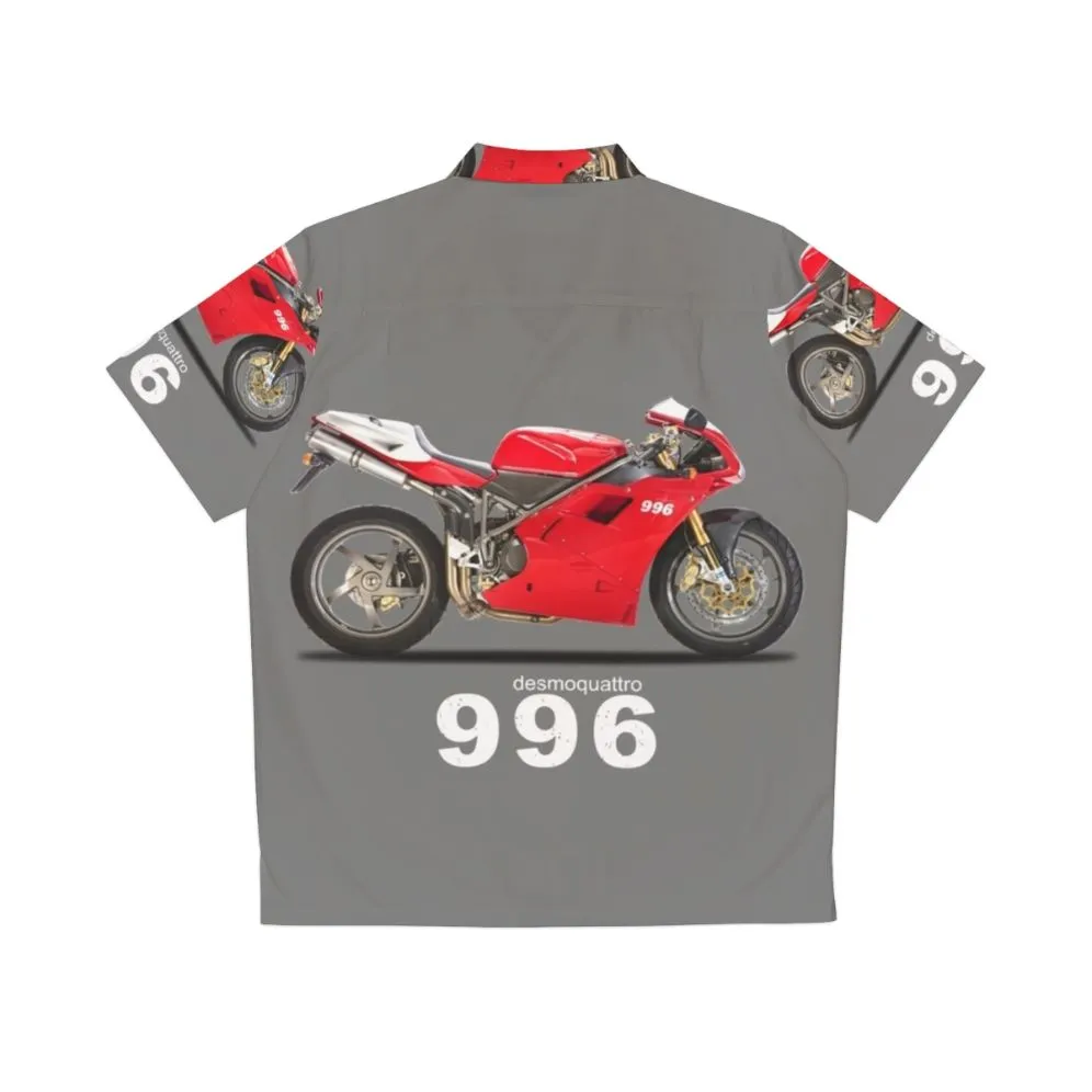 996SPS Hawaiian Shirt for Motorcycle Sports Enthusiasts