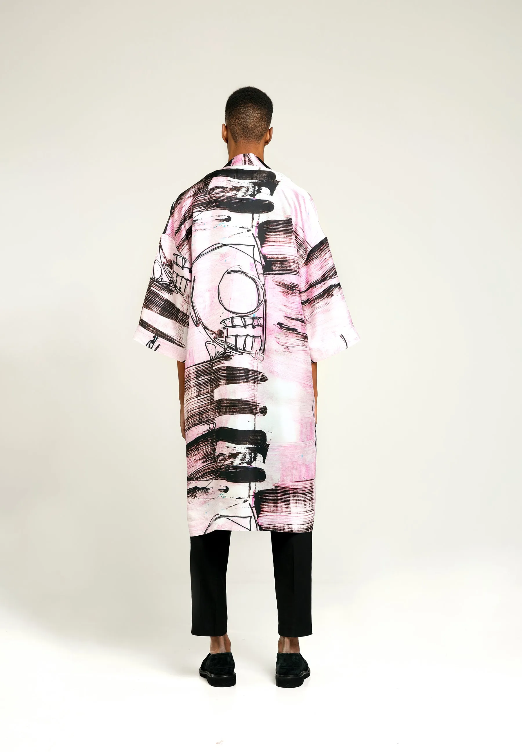 ASTORIA KIMONO WRAP JACKET - Art on fashion