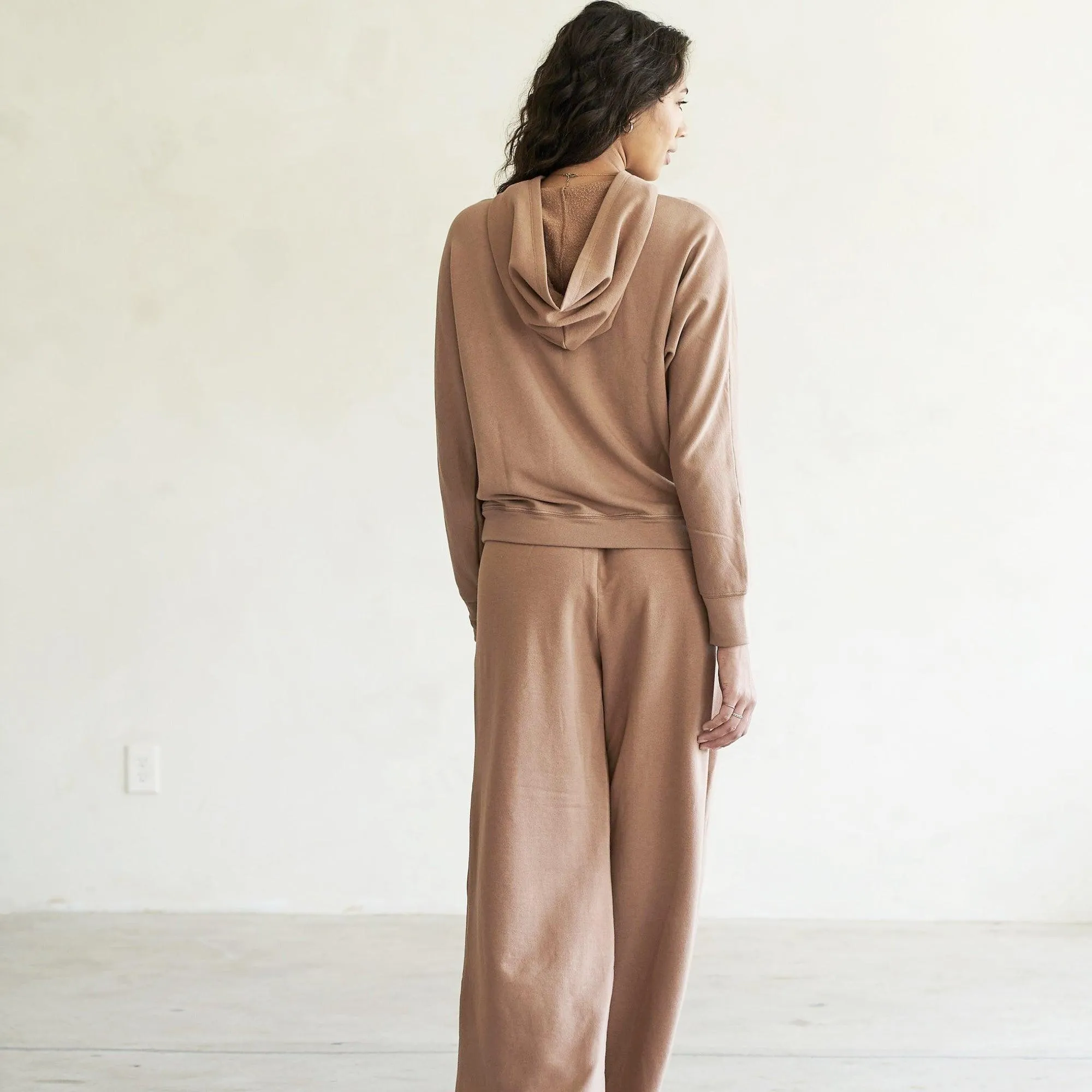 Baikal Dolman Crop Hoodie