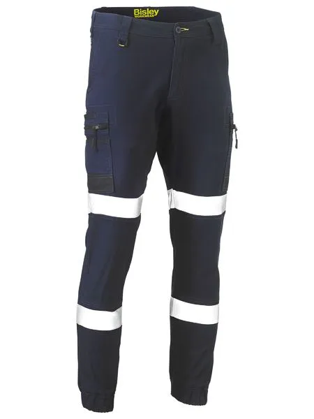 BISLEY FLEX & MOVE™ Taped Stretch Cargo Cuffed Pants (BPC6334T)