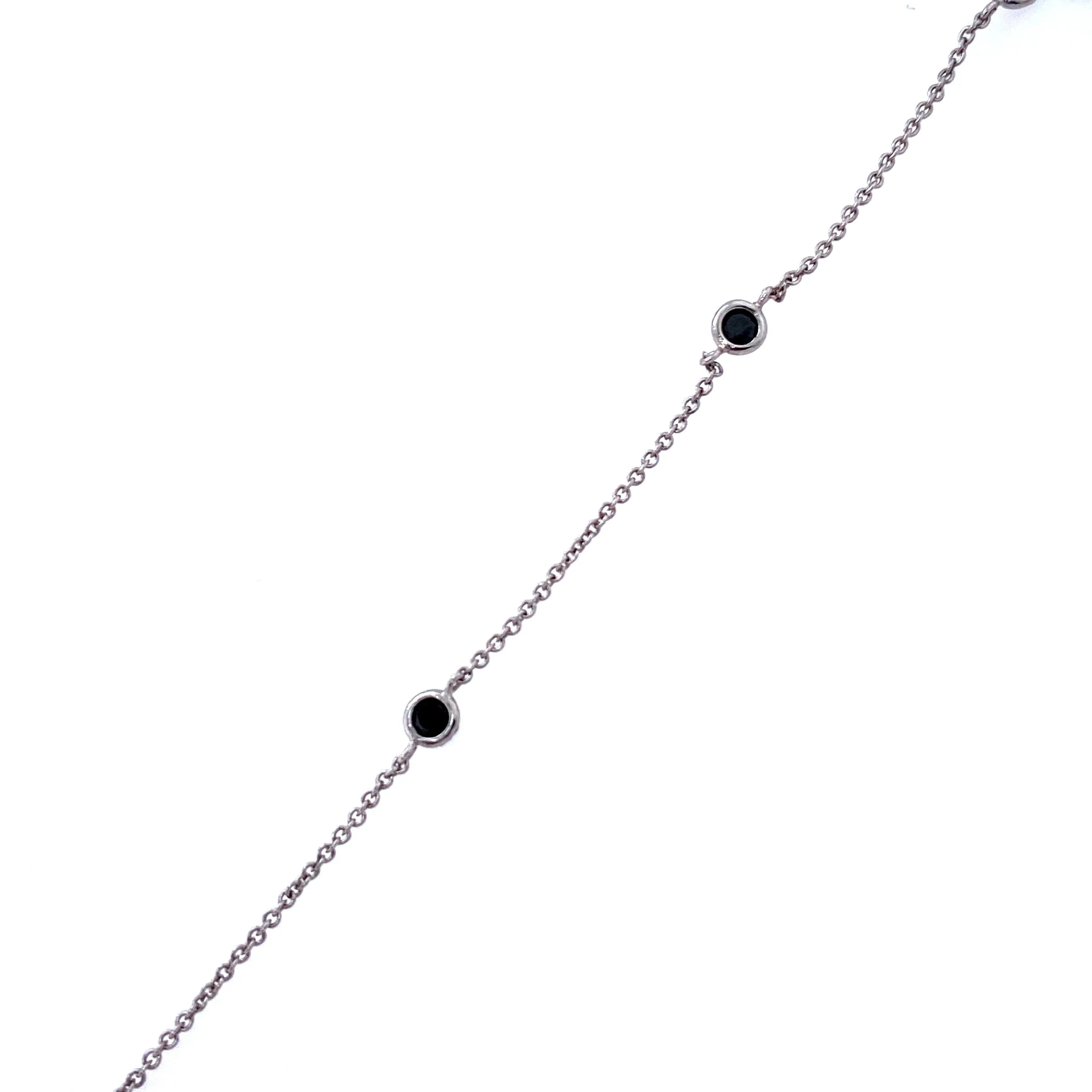 Black Crystal Anklet