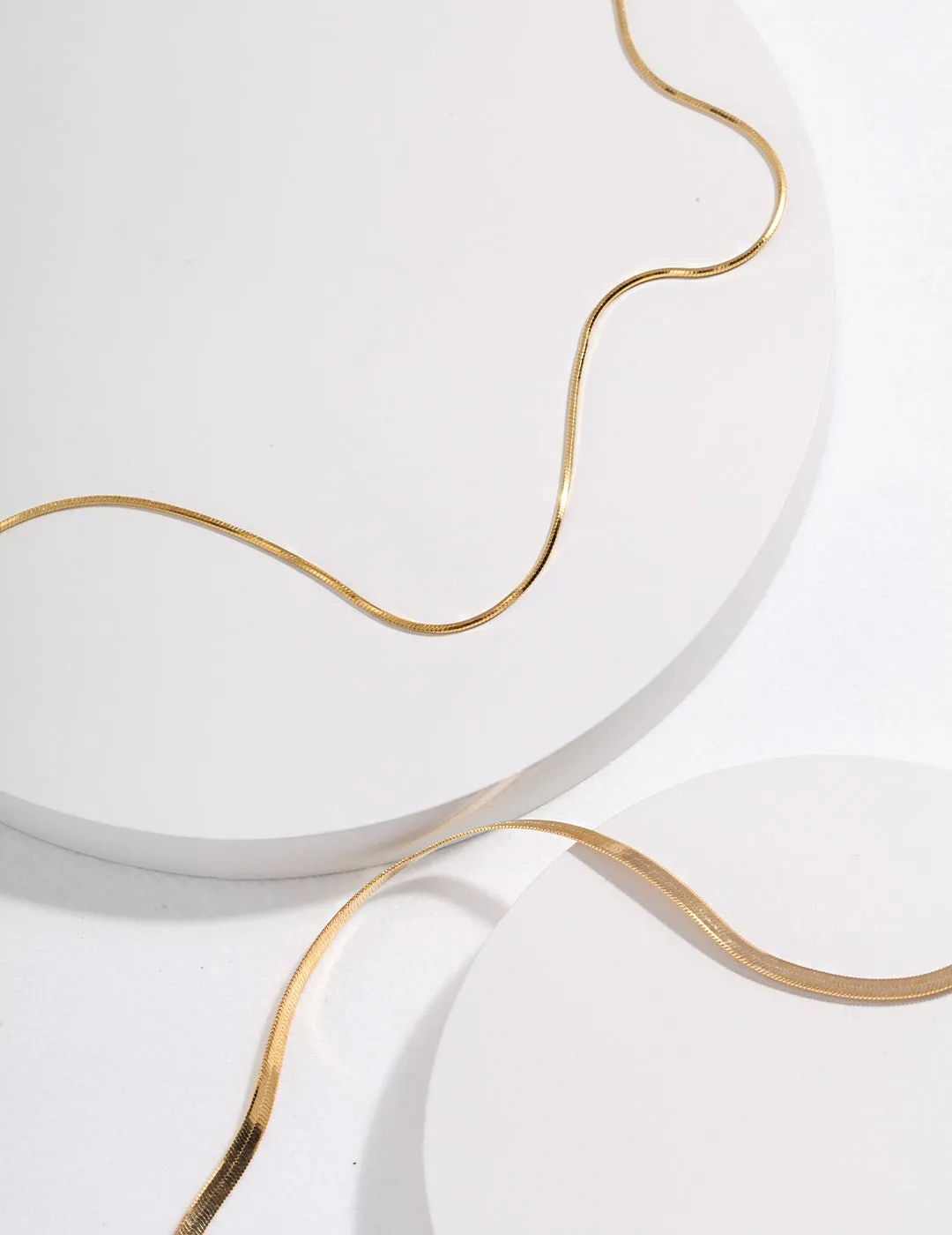 Bold Gold Strand Necklace