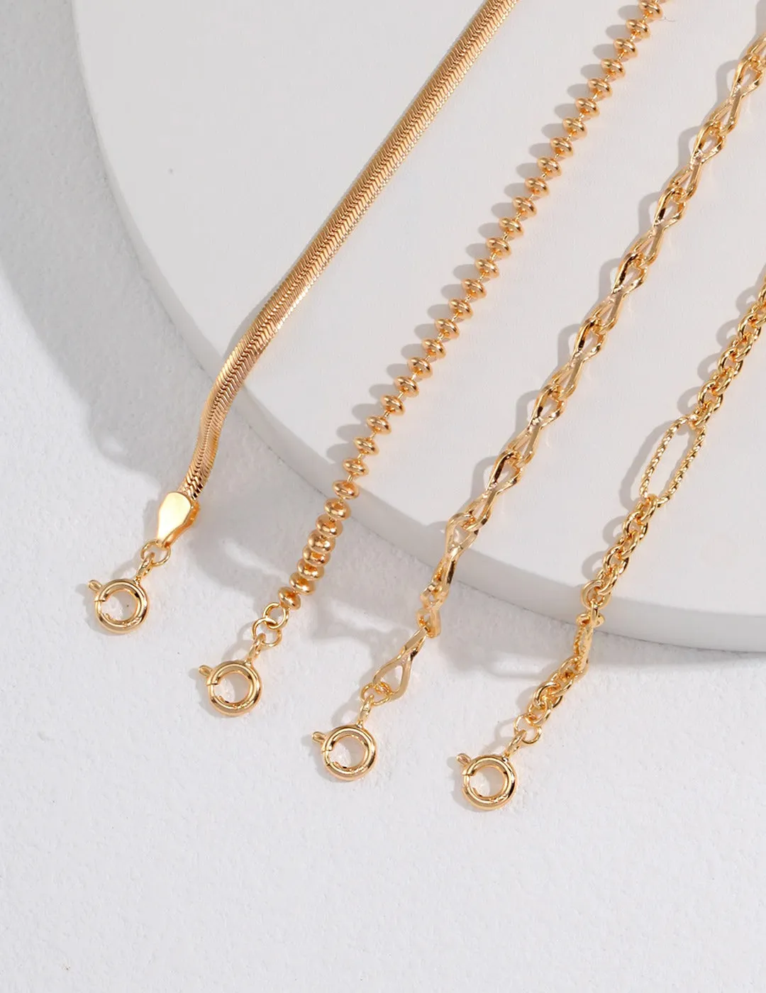 Bold Gold Strand Necklace