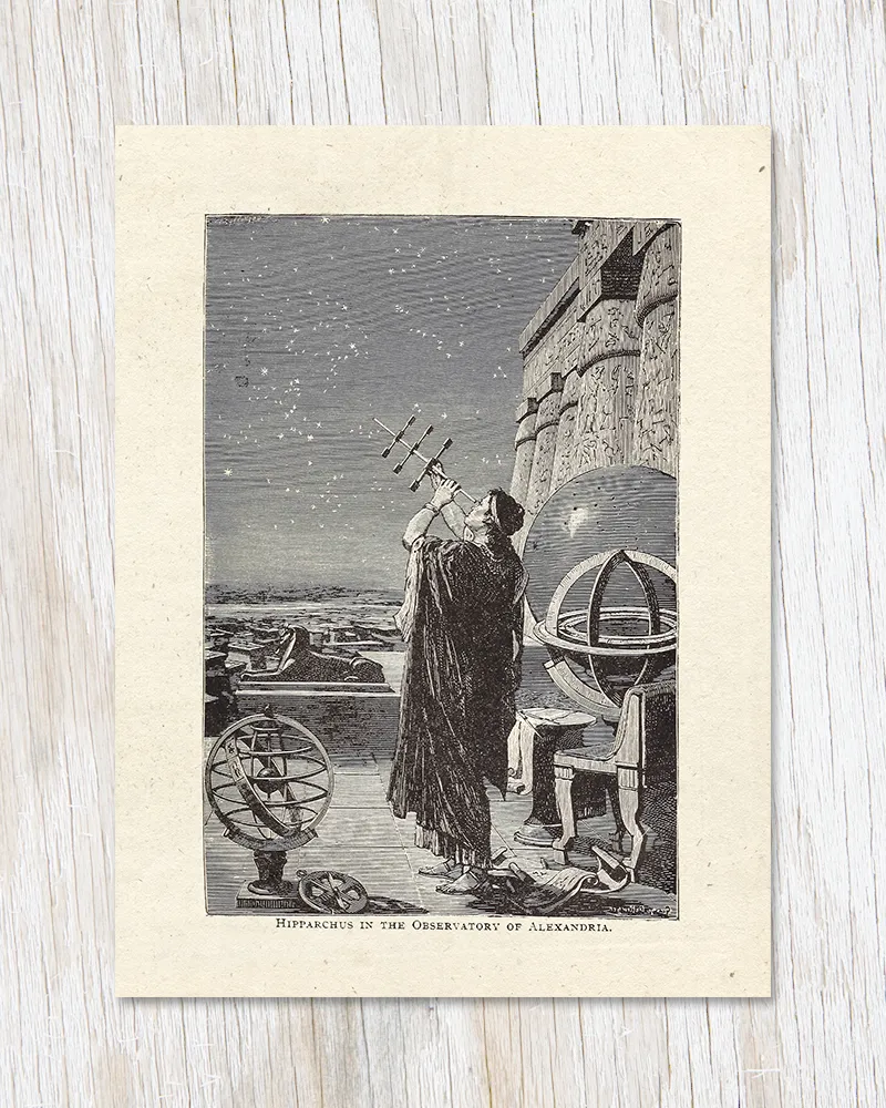 Card - Hipparchus in the Observatory