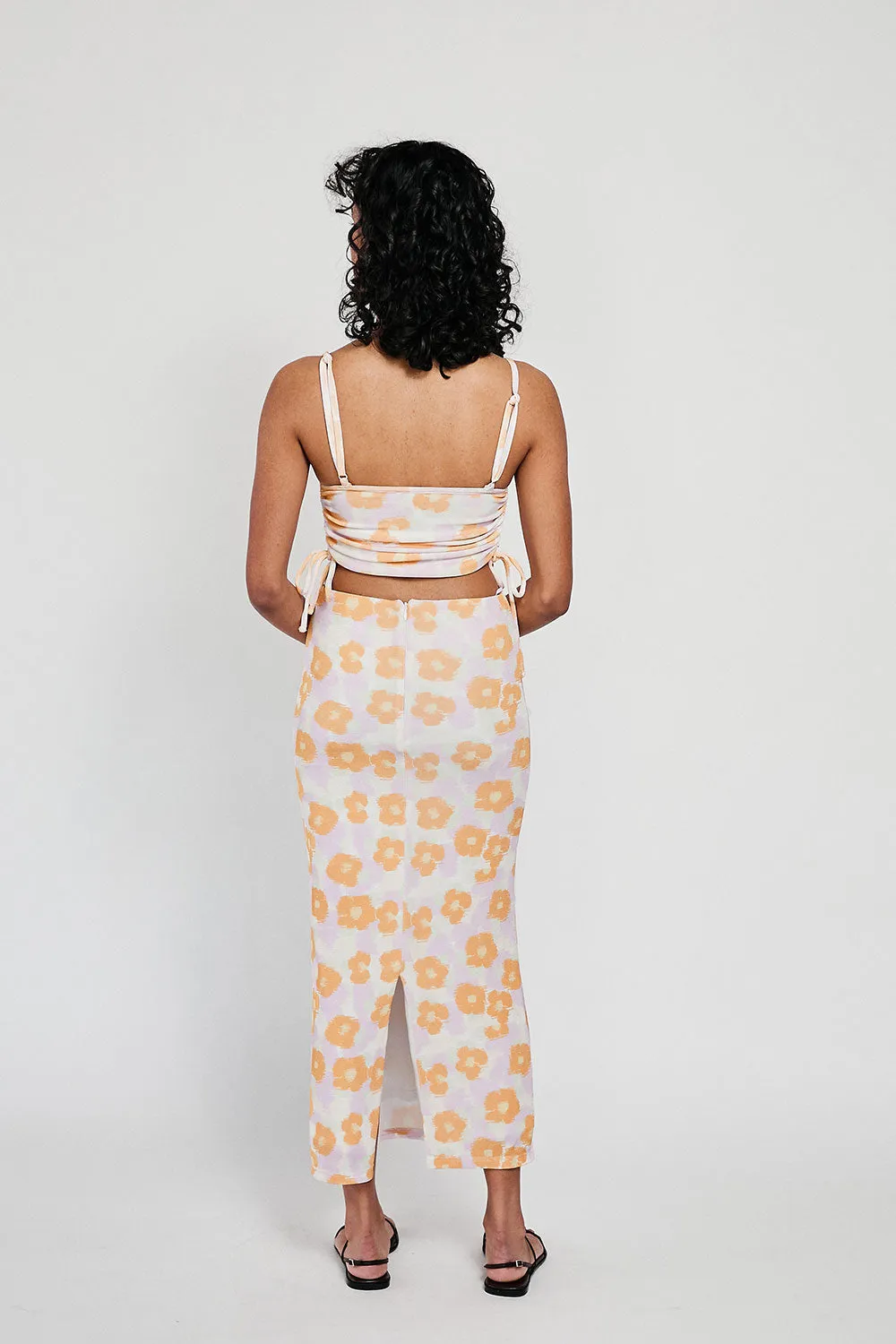 Celina Top - Smudge Floral