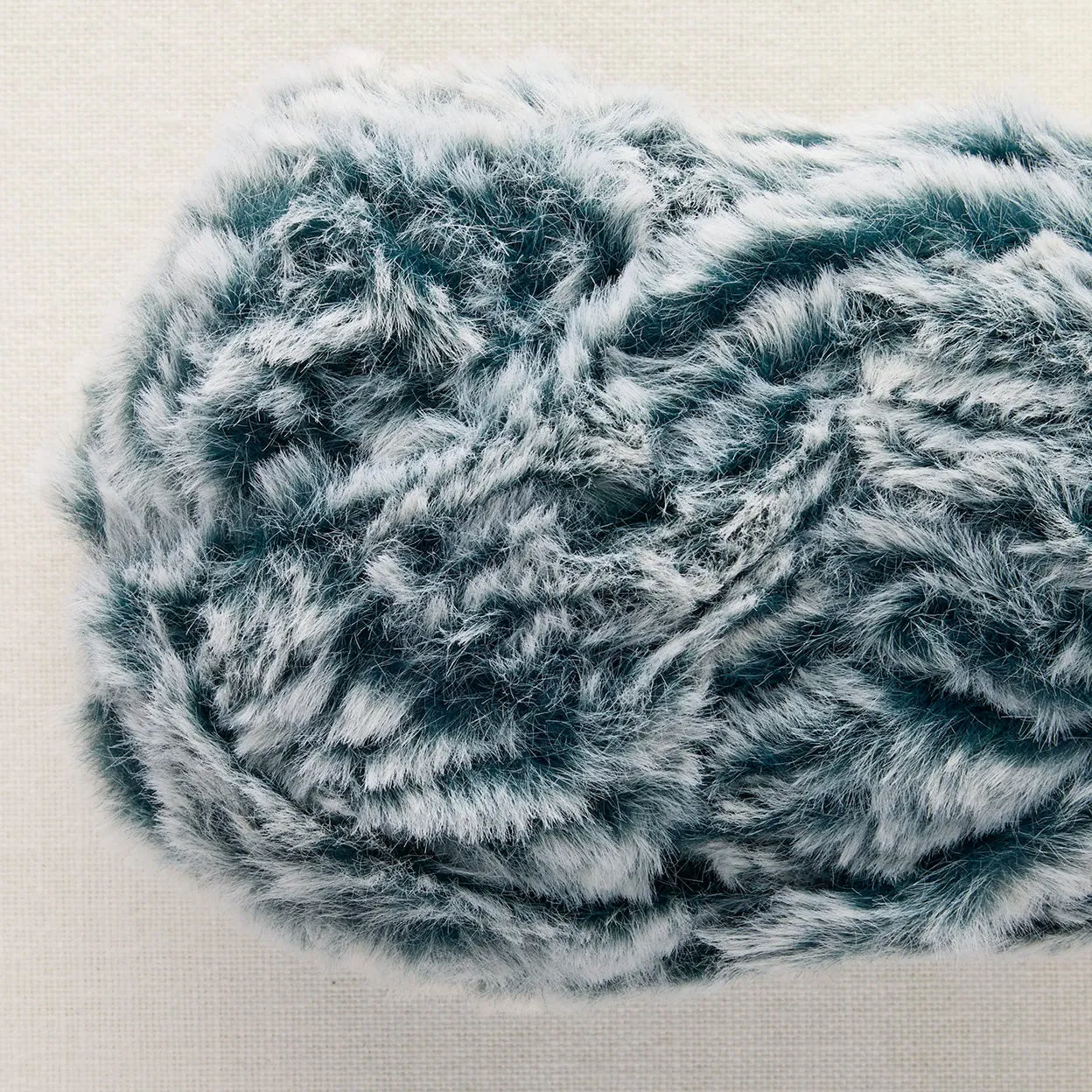 Color-Blocked Faux Fur Scarf Using Sirdar Alpine
