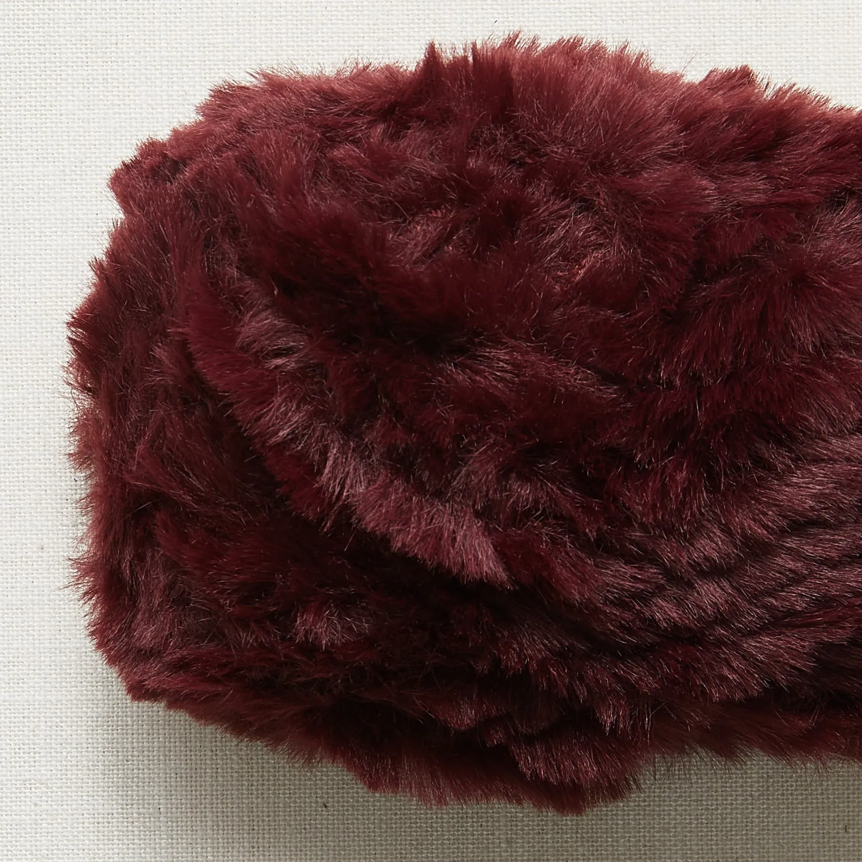 Color-Blocked Faux Fur Scarf Using Sirdar Alpine