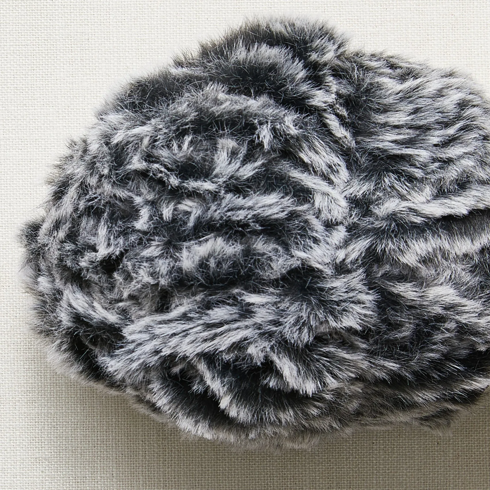 Color-Blocked Faux Fur Scarf Using Sirdar Alpine