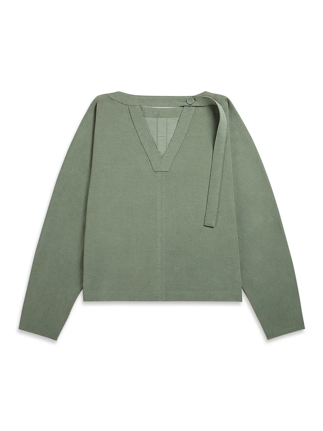 Cord Open Back Top