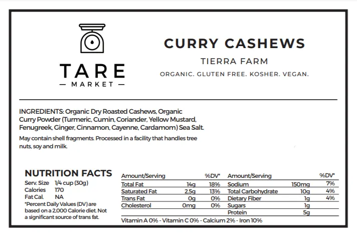 Curry Cashews