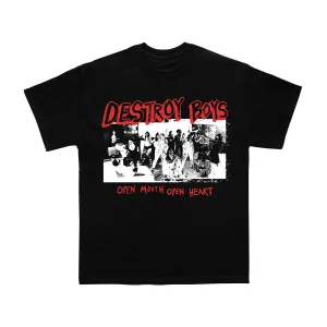 Destroy Boys 'Open Mouth, Open Heart' Black