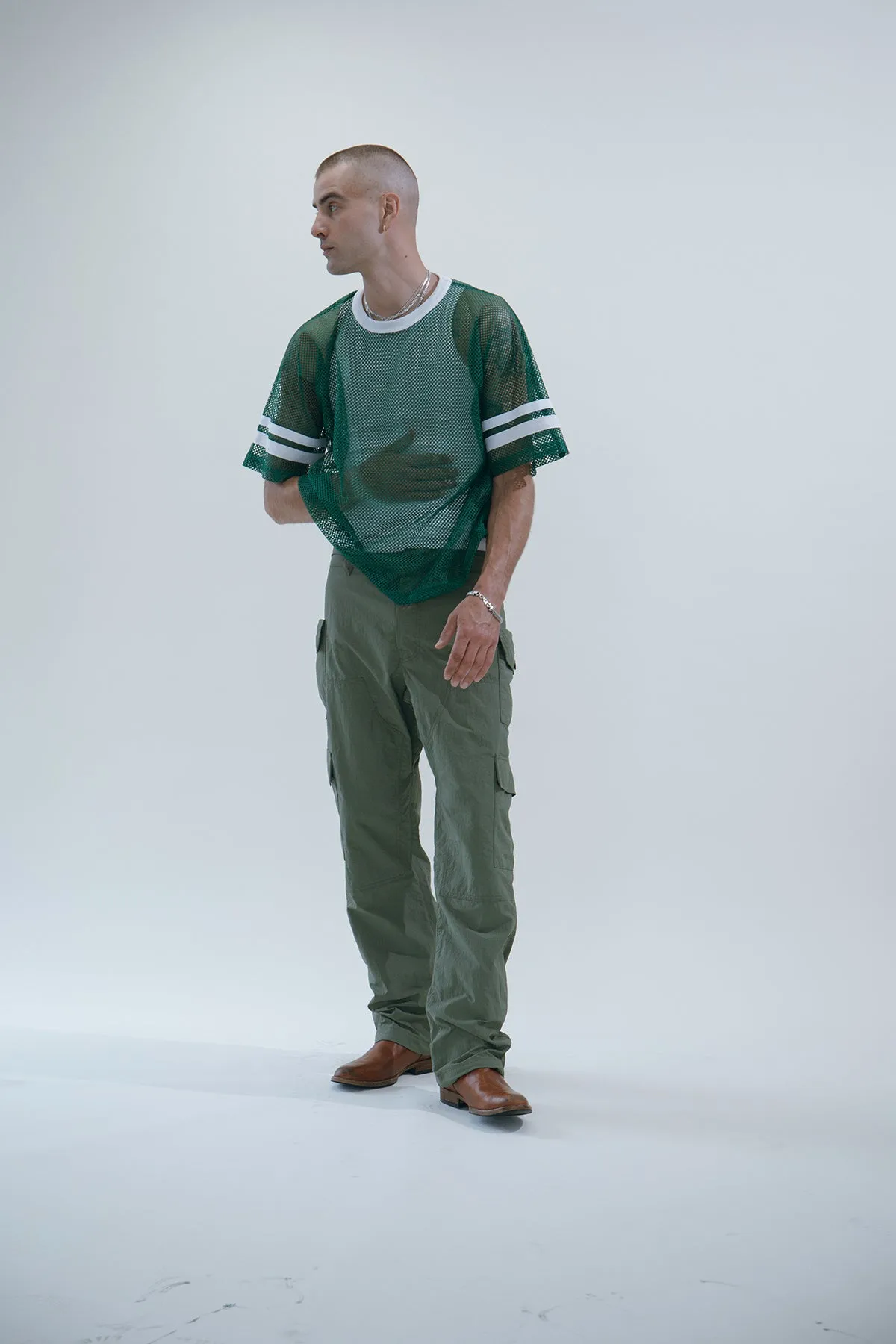 Double Cargo Pants | Moss
