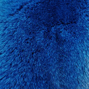 Dyed Norweigan Blue Fox Fur - Pacific Blue