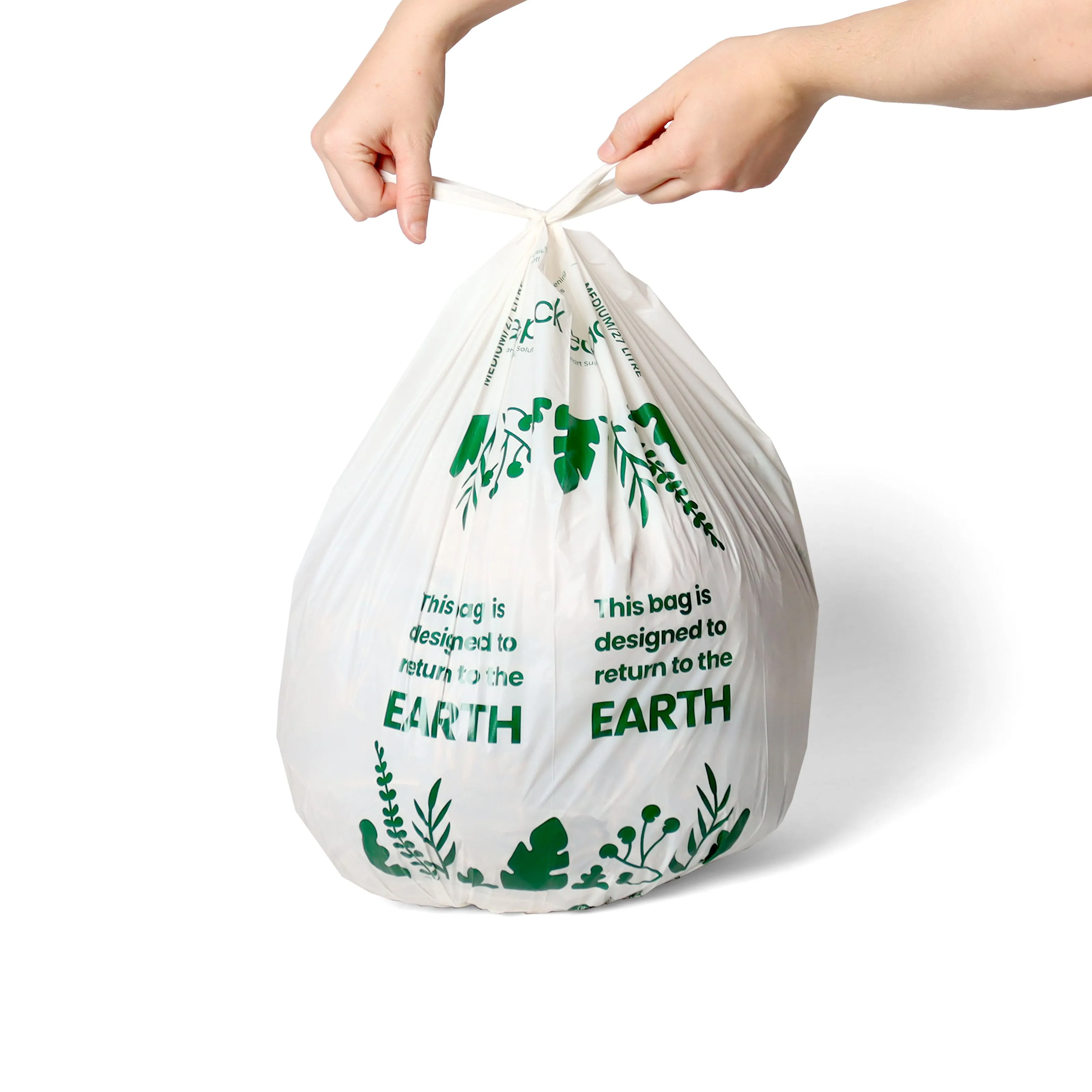 Ecopack 27L Medium Compostable Bin Liners (1 Box/50 Bags)