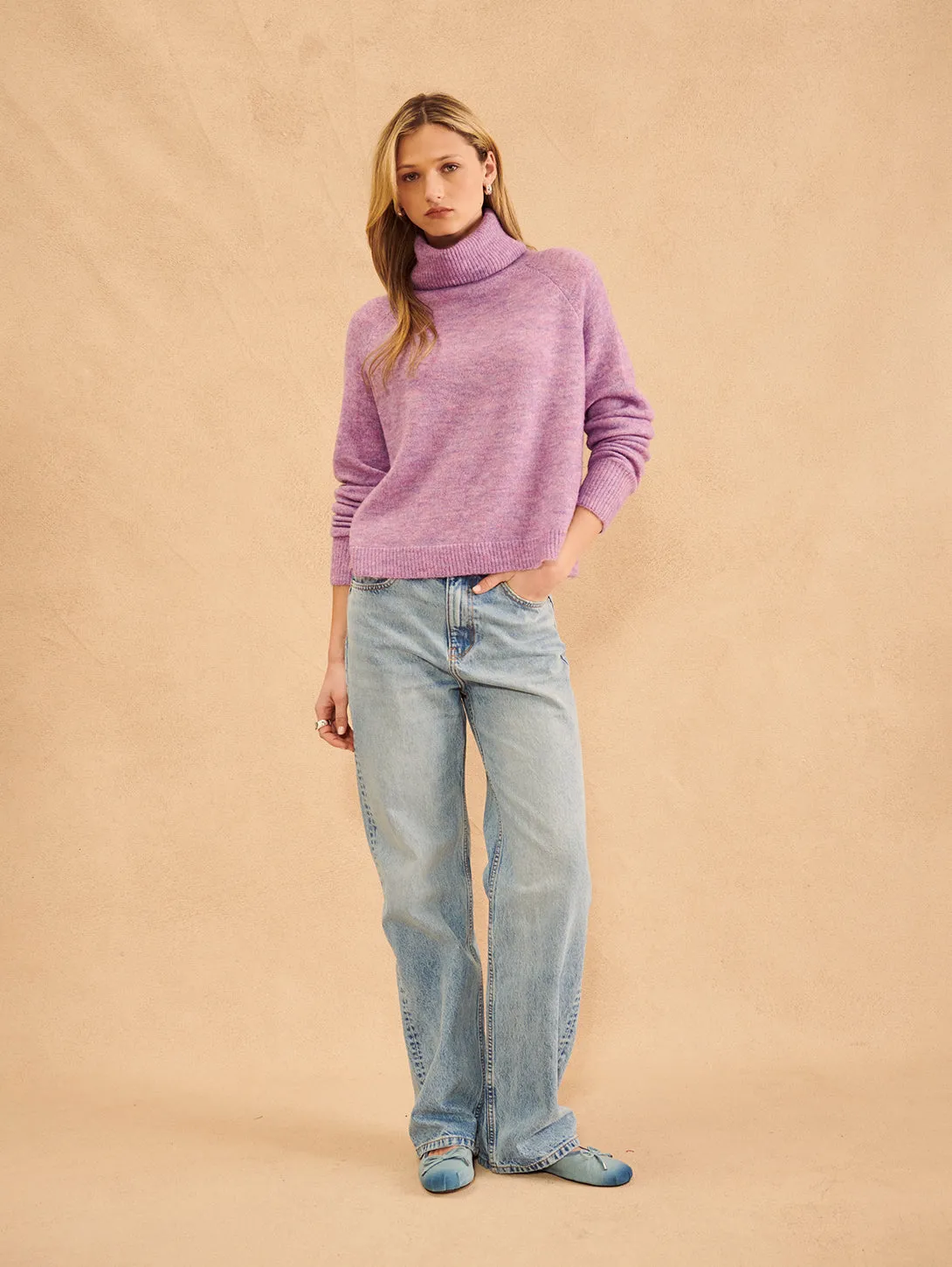 Emmett Turtleneck - Candy Floss
