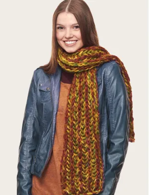 Free Lush Lines Scarf Pattern