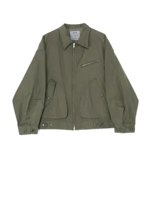 FRENCH WORKER SURGE WORK BLOUSON WITH ASYMMETRICAL OUT POCKETS