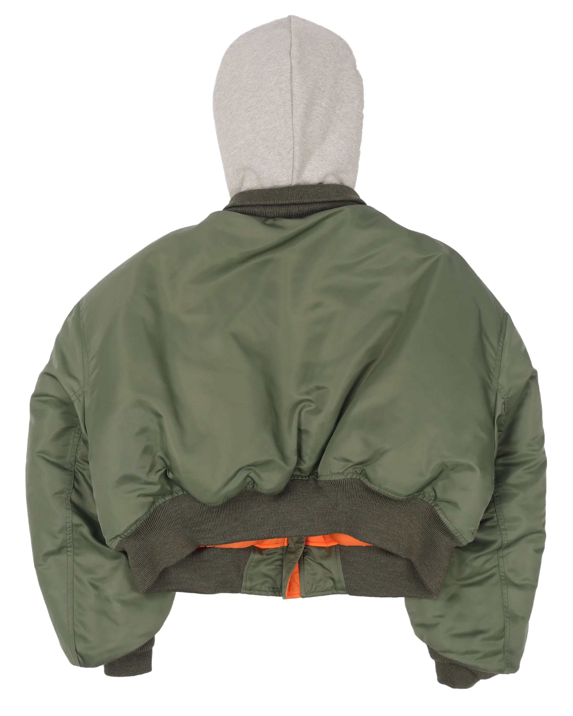 FW17 Cropped Hooded Bomber Jacket