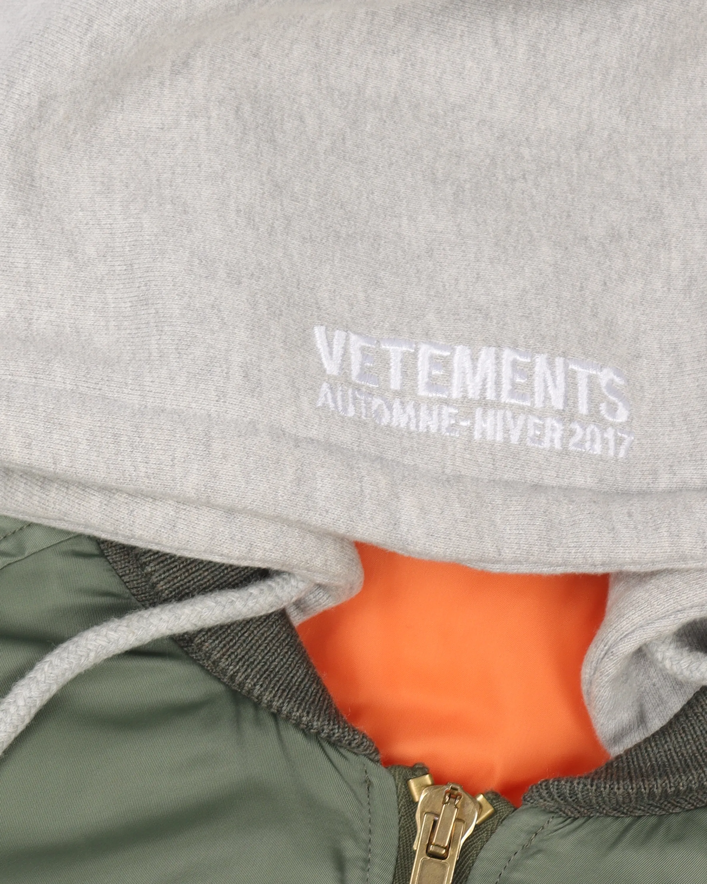 FW17 Cropped Hooded Bomber Jacket