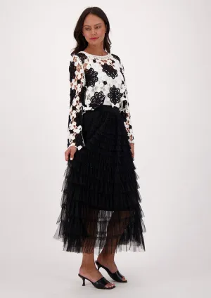 Gabby Black  Tulle skirt