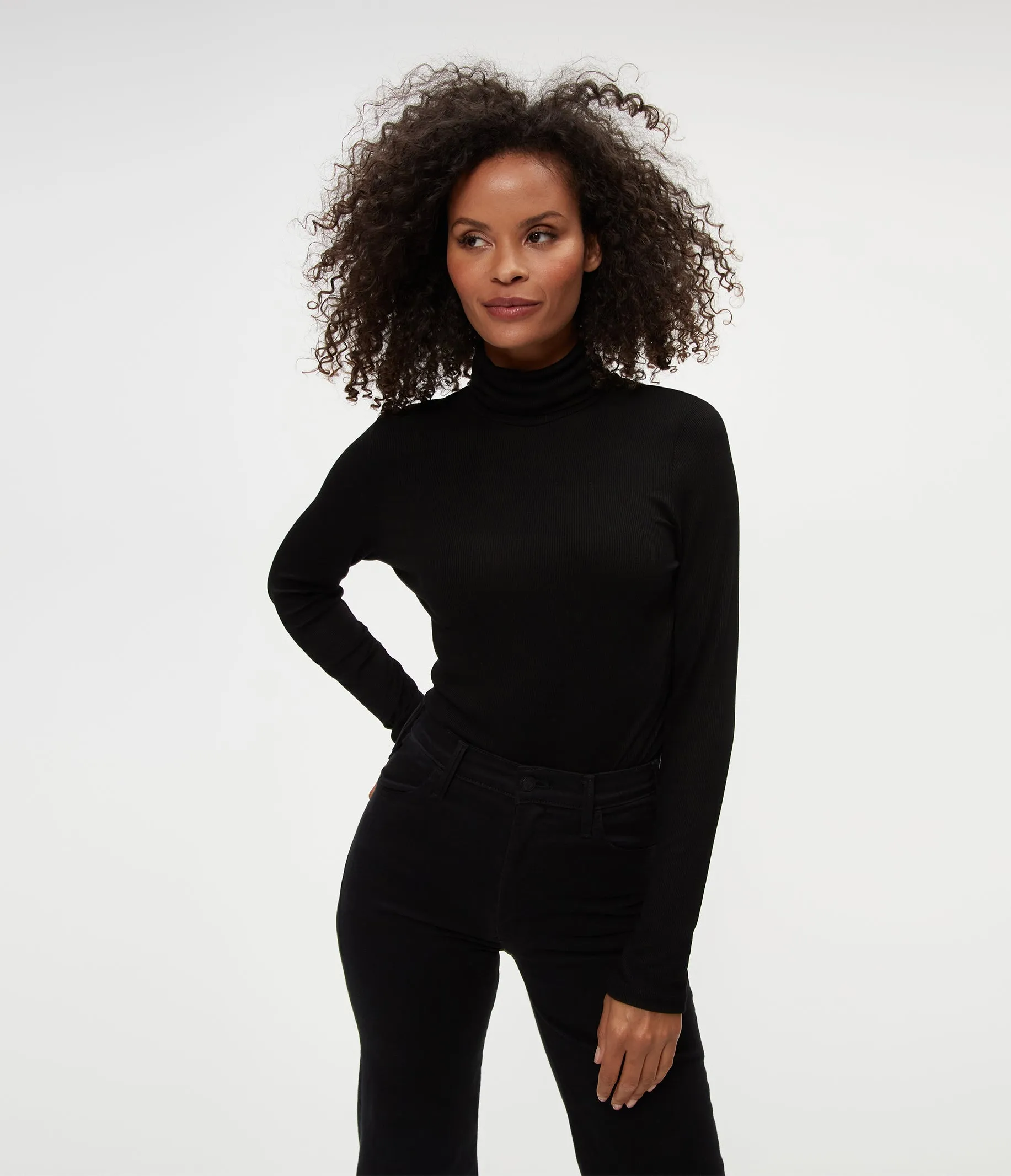Gail Ribbed Turtleneck