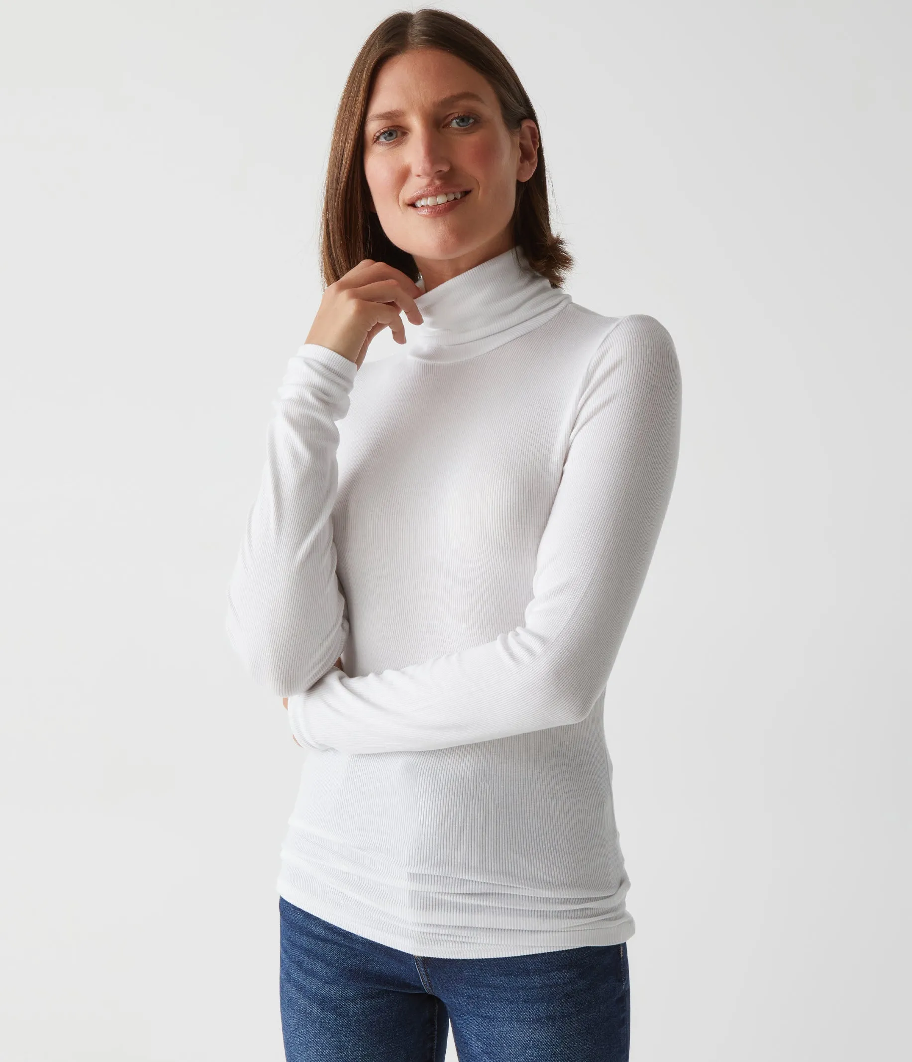 Gail Ribbed Turtleneck