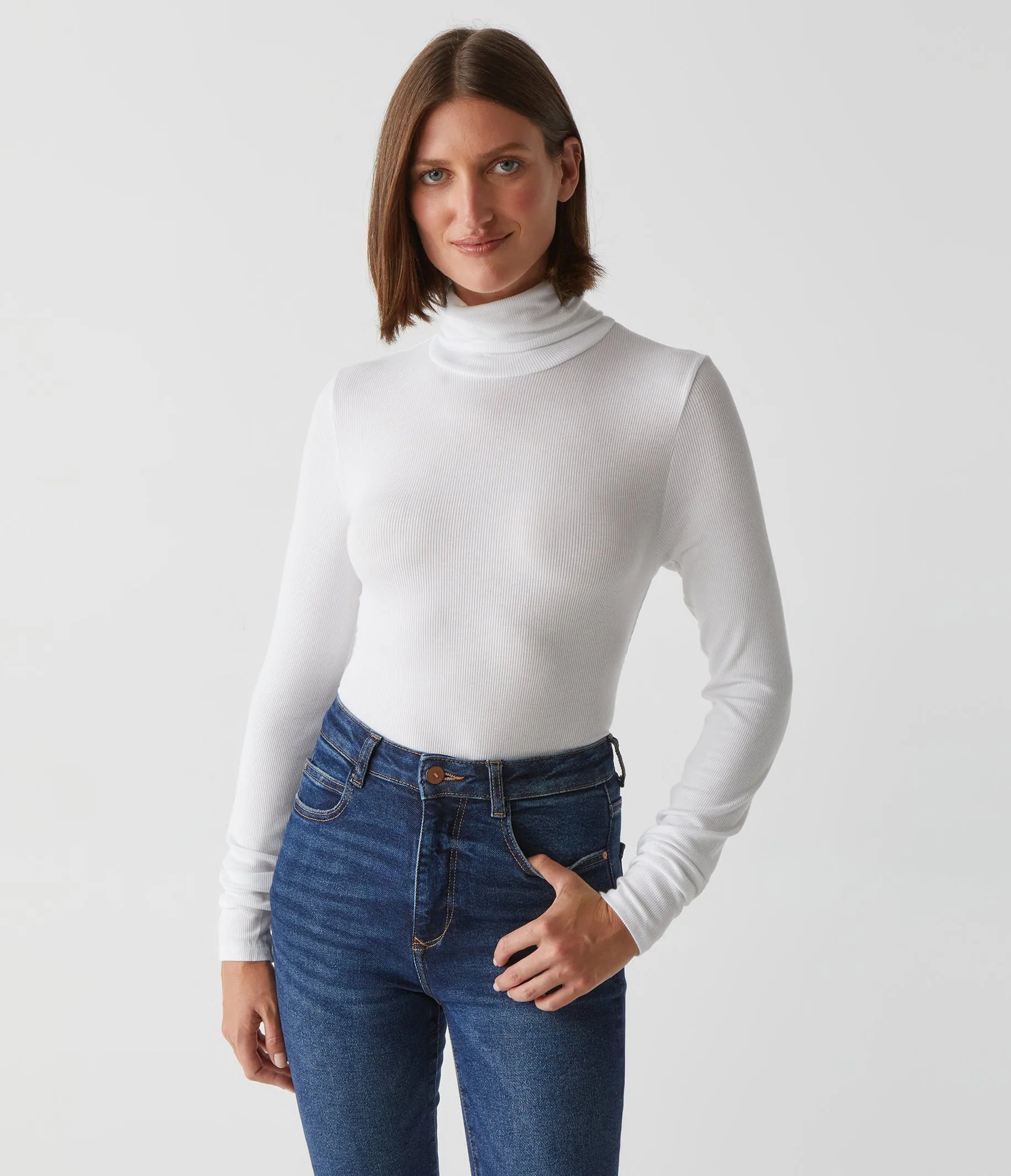 Gail Ribbed Turtleneck