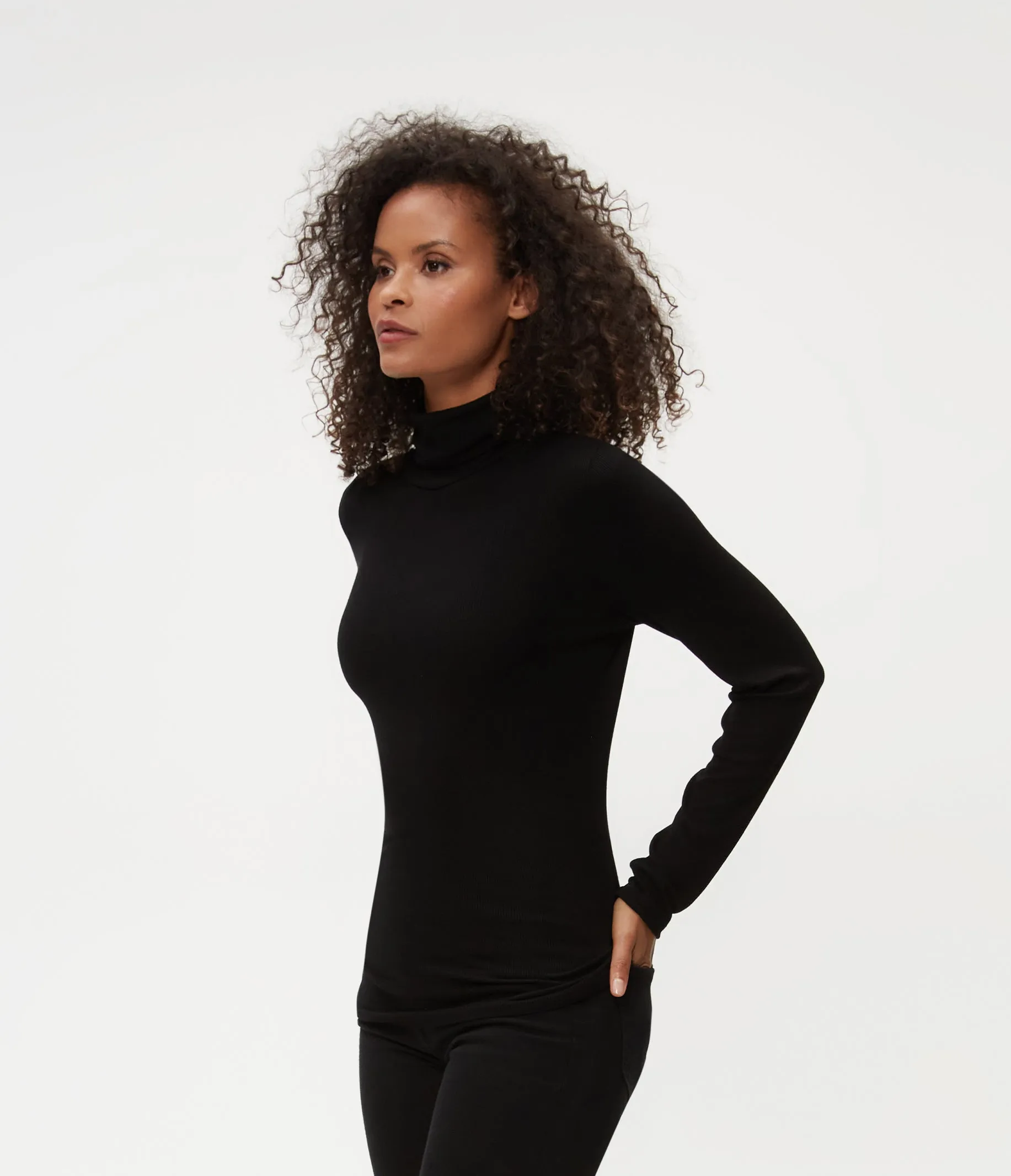 Gail Ribbed Turtleneck