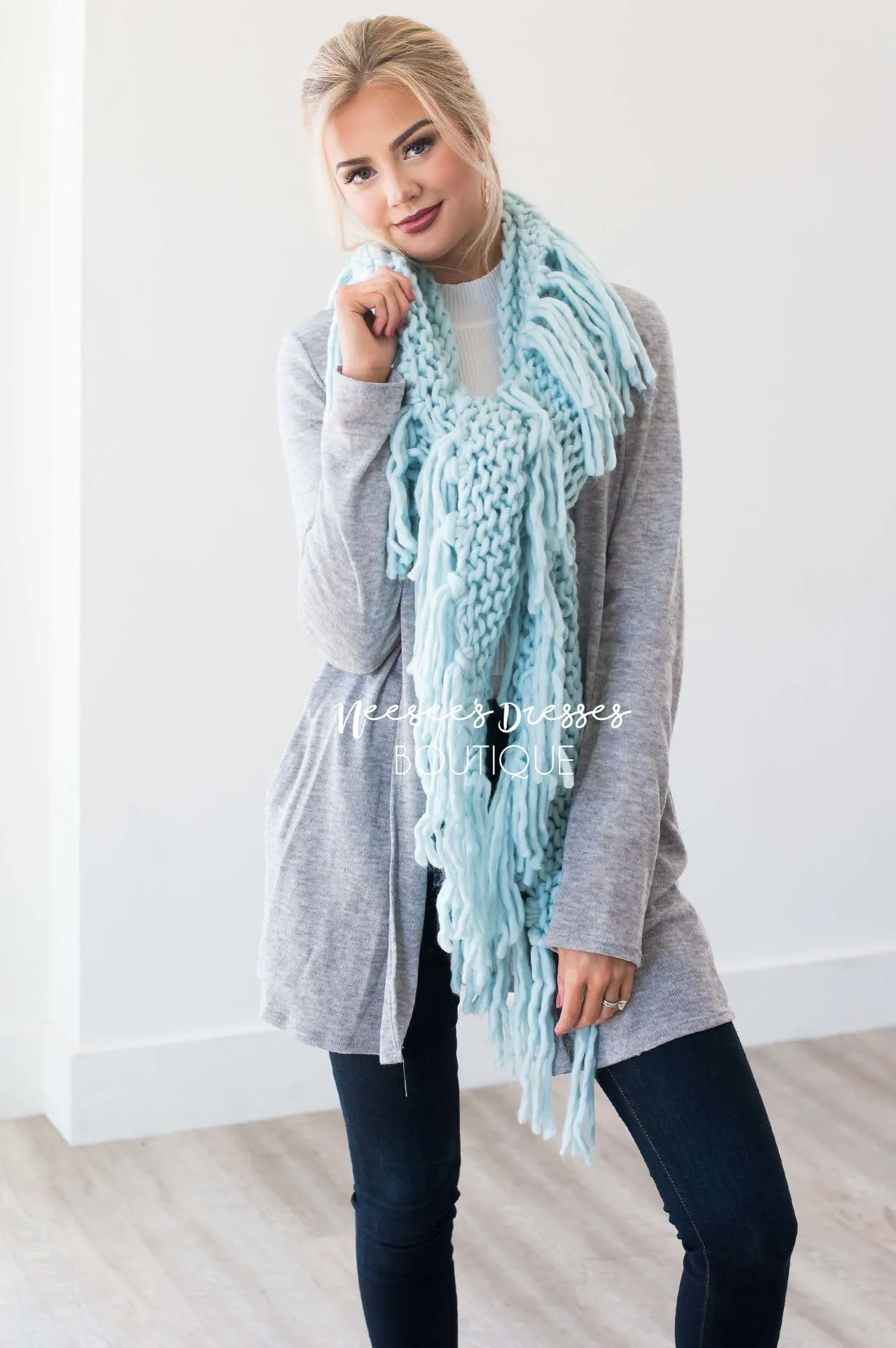 Had Me Smitten Oversized Knit Scarf