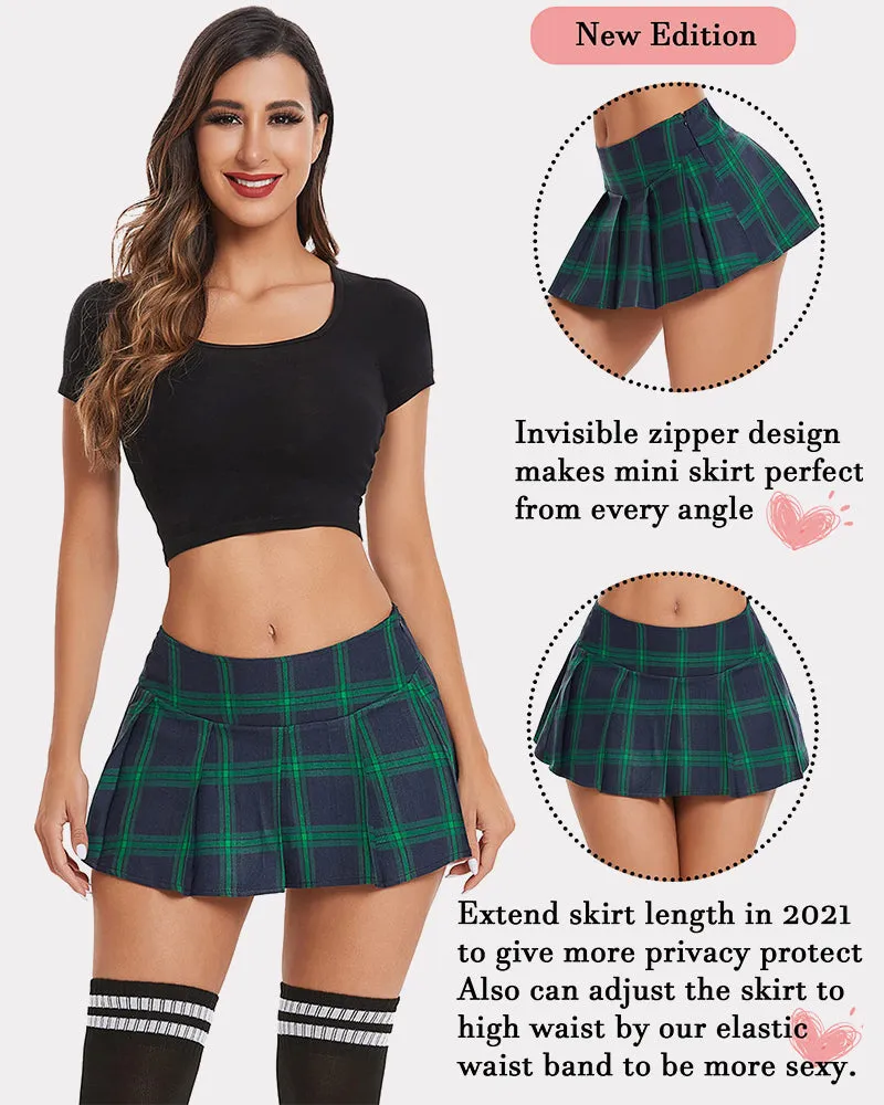 Halloween Mini Pleated Skirts