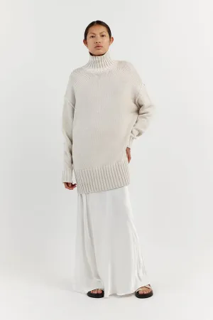 HARLOW STONE KNIT JUMPER