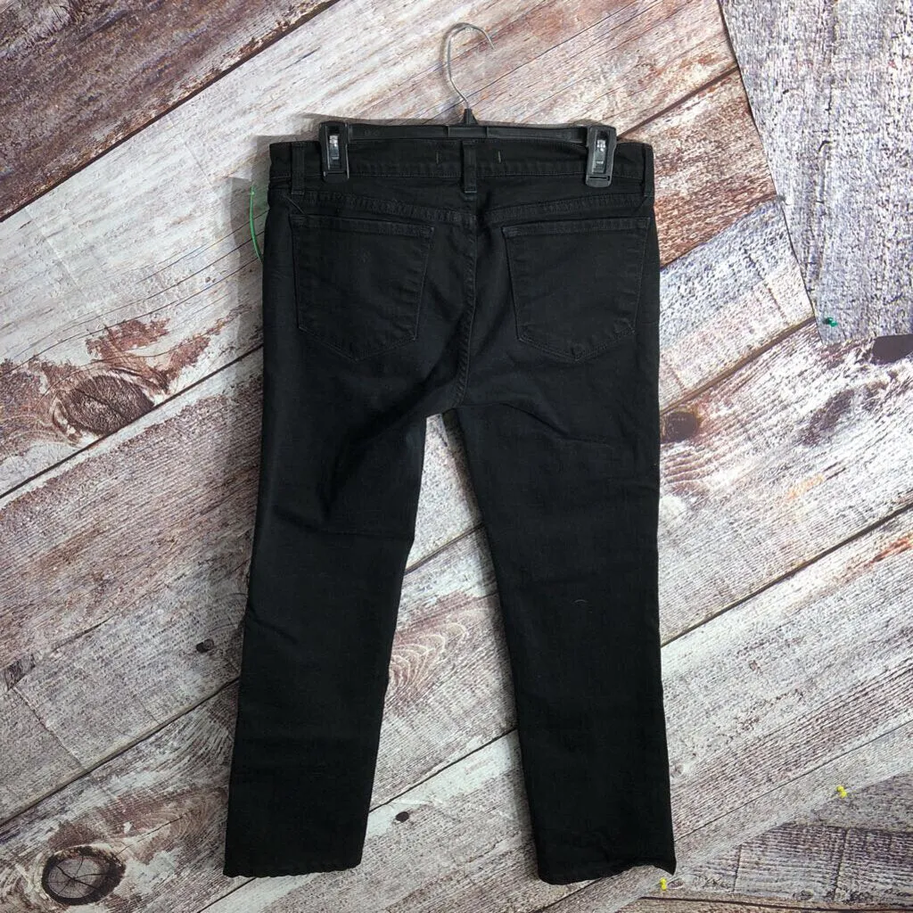 J BRAND BLACK FLARE JEANS SZ 6 TCC