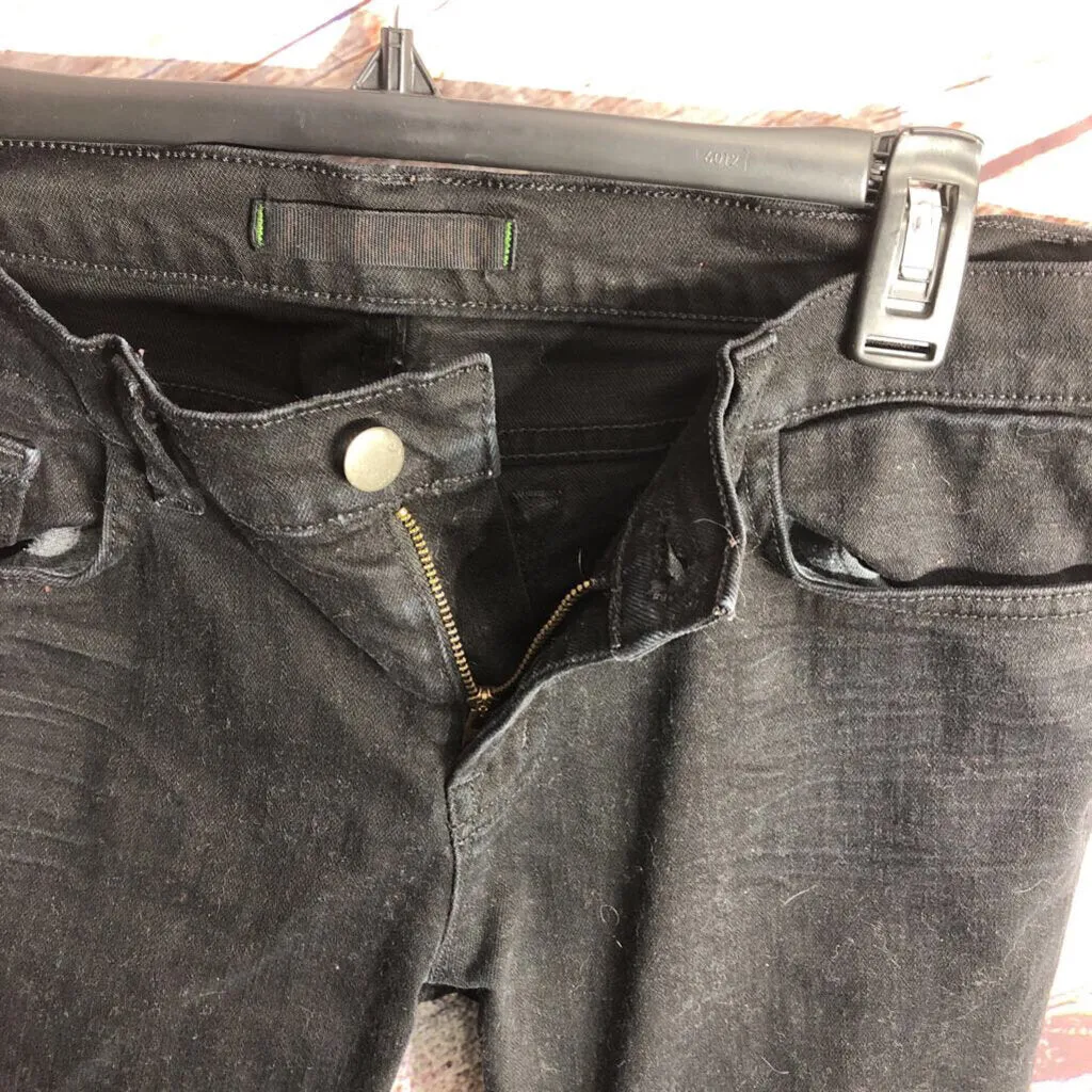J BRAND BLACK FLARE JEANS SZ 6 TCC