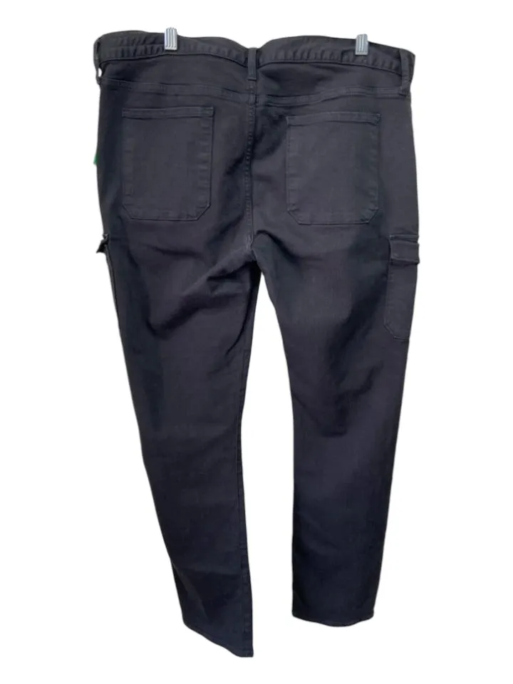 Jean Shop Size 31 Black Cotton Cargo Pants
