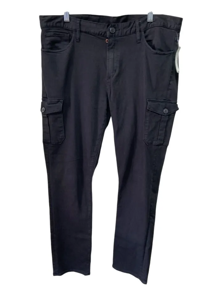 Jean Shop Size 31 Black Cotton Cargo Pants