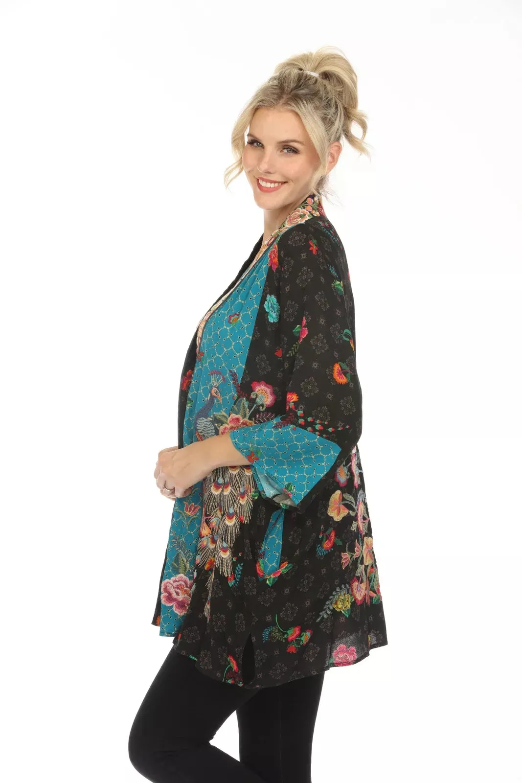 Johnny Was Harriet short kimono