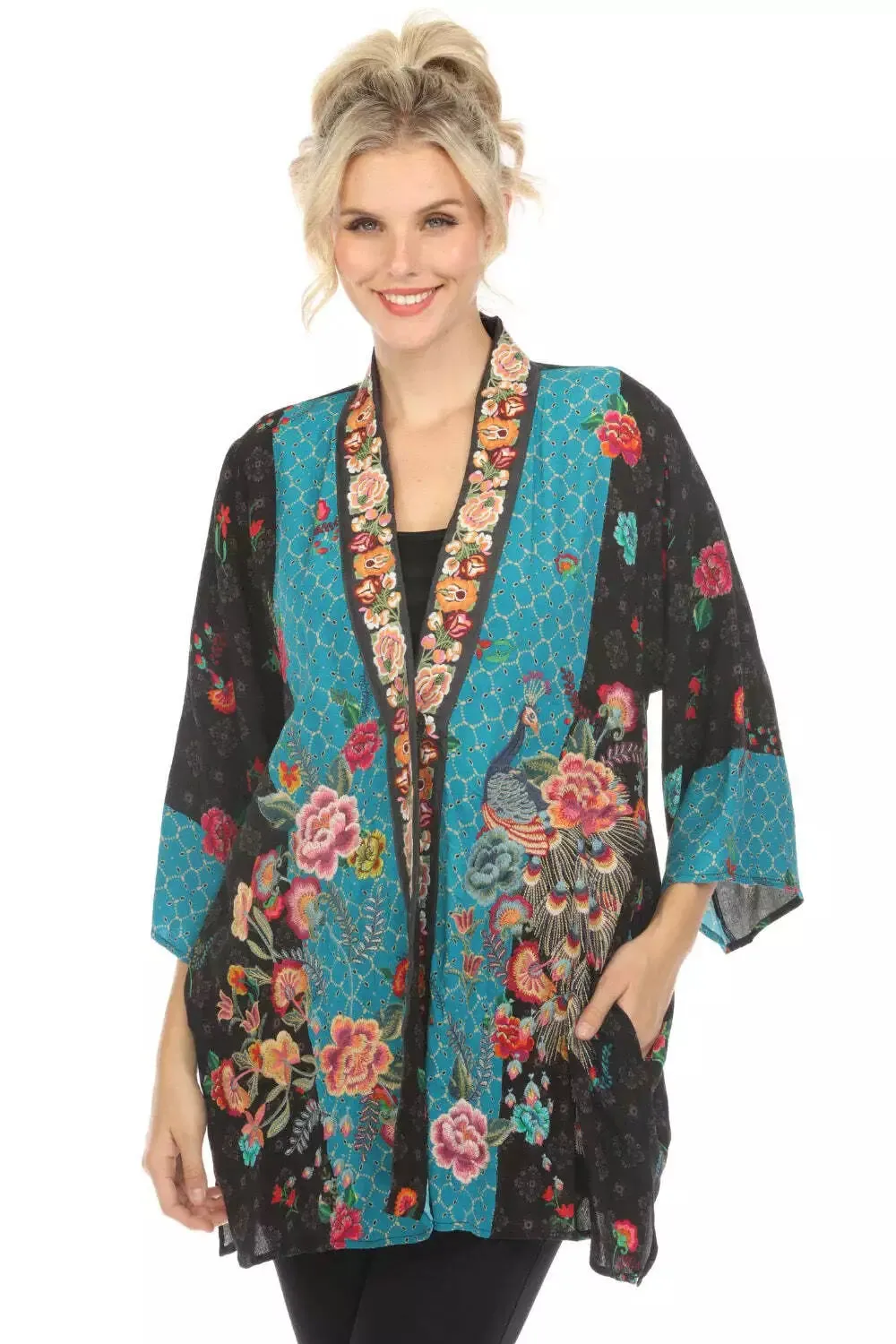 Johnny Was Harriet short kimono