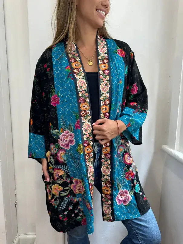 Johnny Was Harriet short kimono
