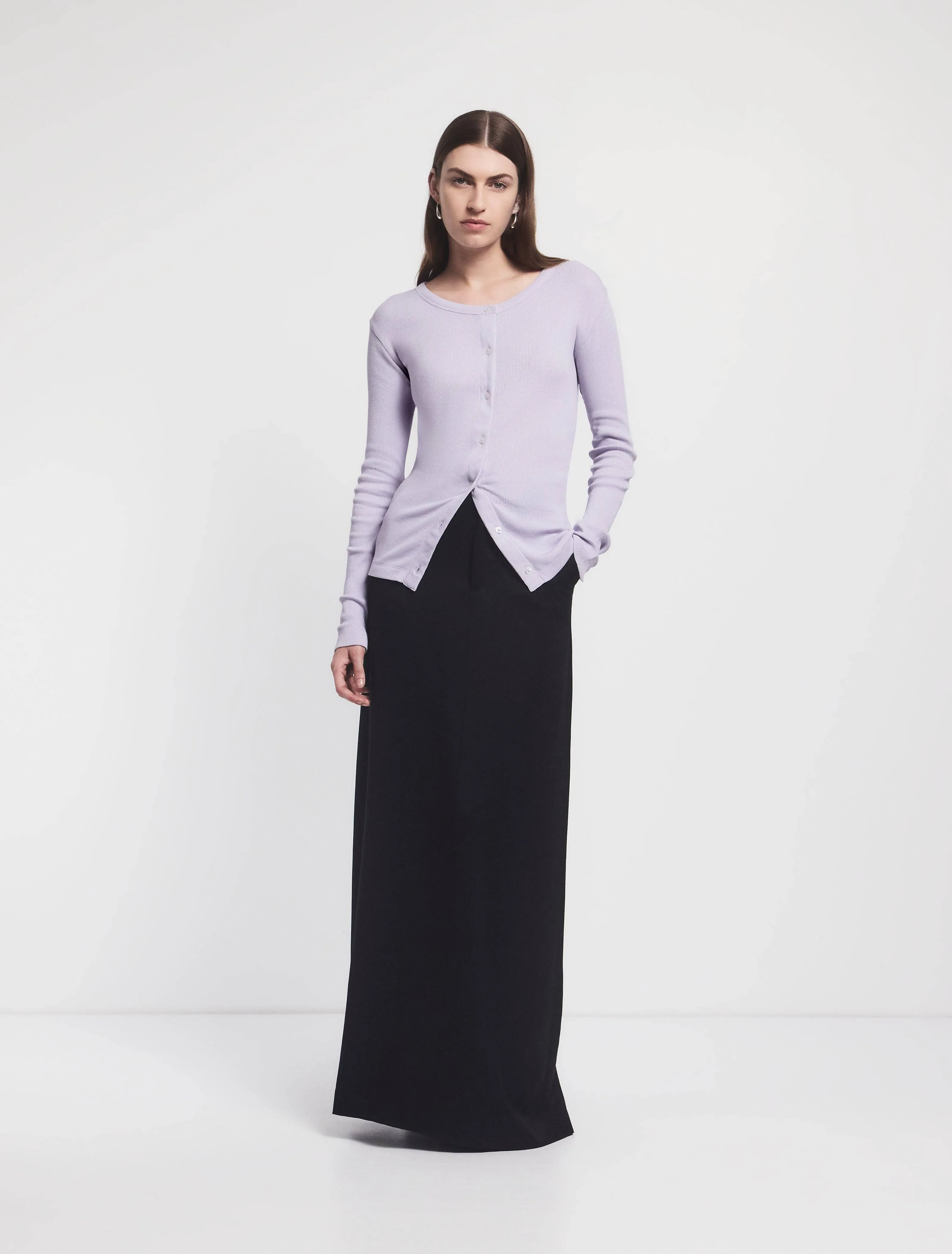 Kai Cardigan In Lavendula