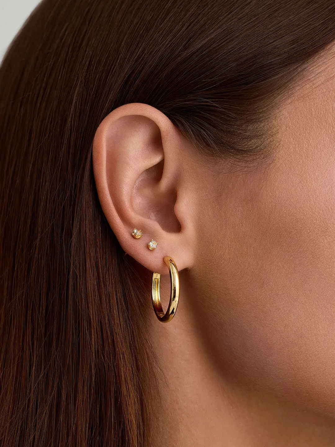 Large Bold Hoops