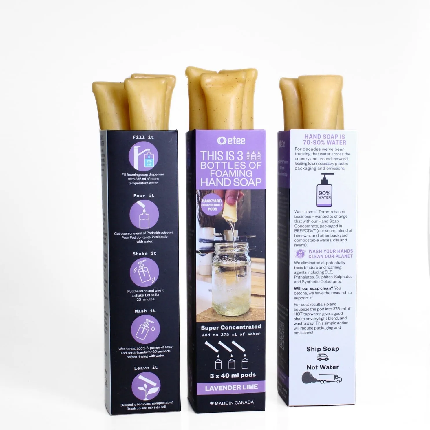 Lavender Lime Foaming Hand Soap Concentrate