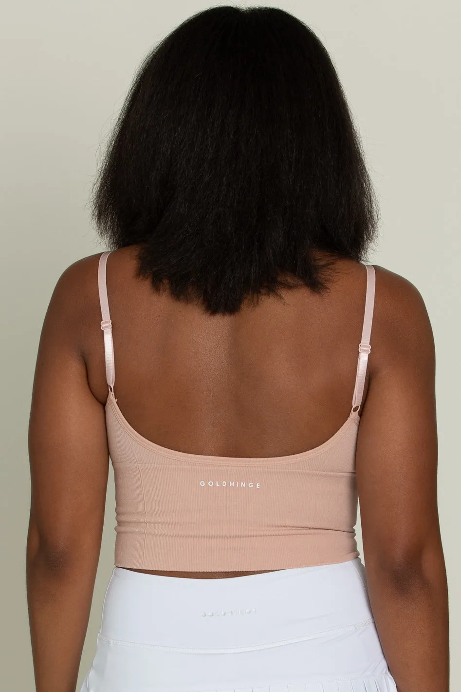 Light Pink Original Ribbed Yoga Tank Top