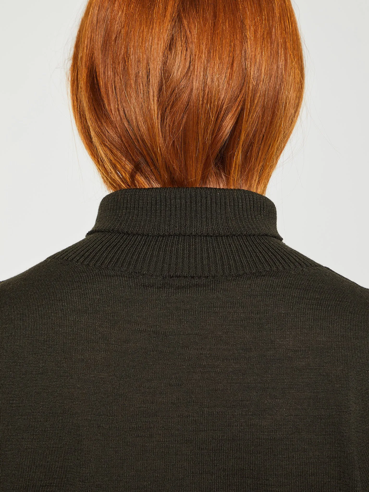Marine Turtleneck in Hunting Green