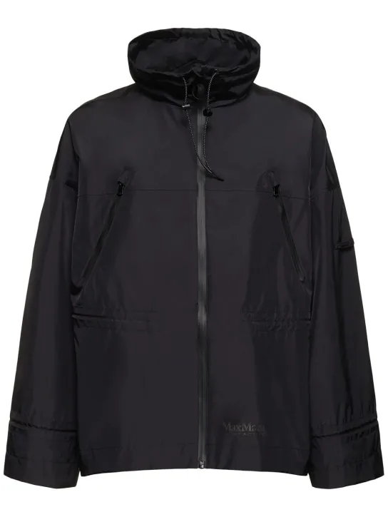 Max Mara   Fastoso tech jacket w/ drawstring 