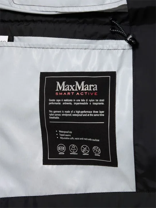 Max Mara   Fastoso tech jacket w/ drawstring 