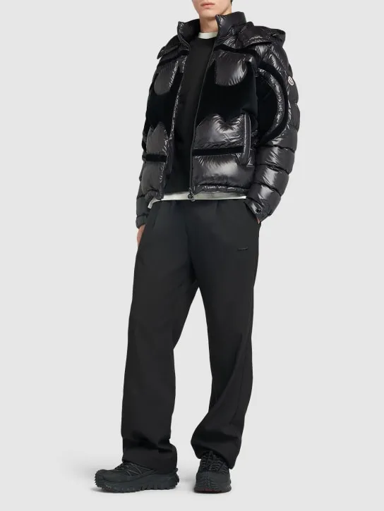 Moncler   Solander shiny tech down jacket 
