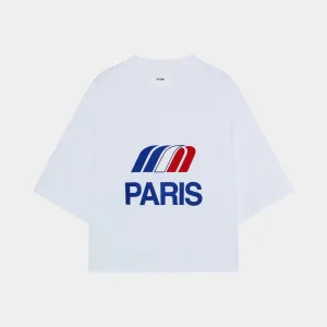 Paris Pearl Cropped Boxy Tee